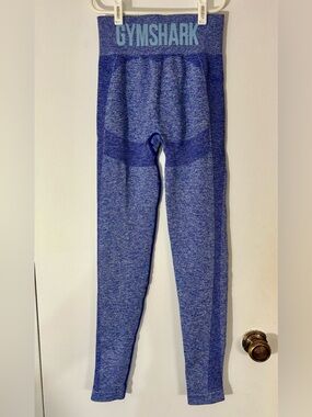 Gymshark Flex High Wasted Leggings Women’s Small/Medium, Heathered Blue